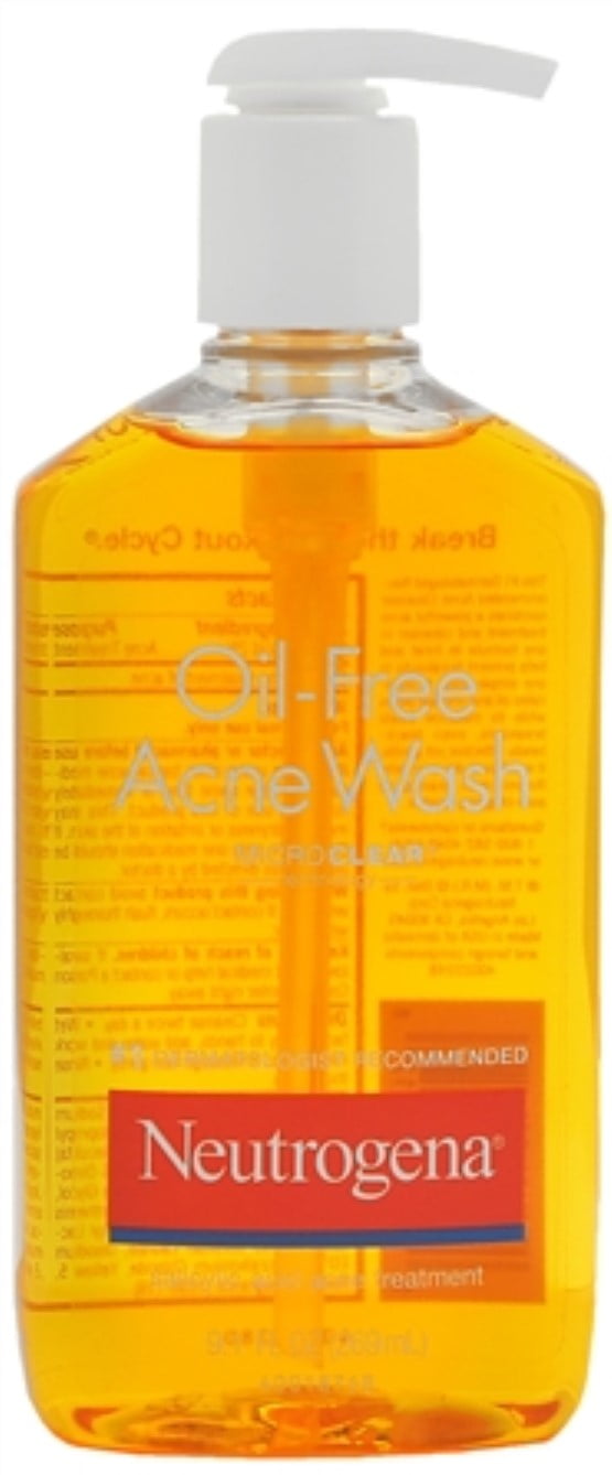 Neutrogena Oil-Free Acne Wash 9.10 oz (Pack of 3) True Natural PLUMP Anti-Aging Lip Treatment